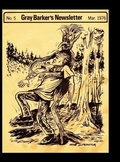 Cover: Gray Baker's Newsletter No.5, Mar. 1976 - Editorial Nuevo Mundo