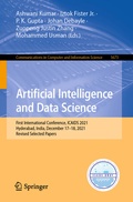 Cover: Artificial Intelligence and Data Science - Springer