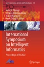 Cover: International Symposium on Intelligent Informatics - Springer