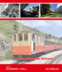 Abbildung von: Eisenbahnatlas Schweiz - EK-Verlag - Eisenbahn-Kurier