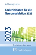 Cover: Kodierleitfaden f&uuml;r die Neuromodulation 2023 - medhochzwei Verlag