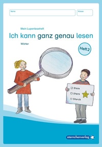 Abbildung von: Mein Lupenleseheft 2 - Ich kann ganz genau lesen - - sternchenverlag