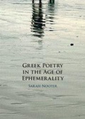 Cover: Greek Poetry in the Age of Ephemerality - Cambridge University Press