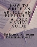 Cover: How to Write an Article and Publish It- A User Manual Guide - Notion Press, Inc.
