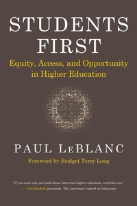 Enlarge image Cover: Students First - Harvard Education Press