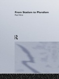 Cover: From Statism To Pluralism - Routledge