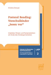 Enlarge image Cover: Pretend Reading: Vorschulkinder "lesen vor" - Narr Francke Attempto
