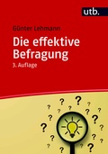 Cover: Die effektive Befragung - UTB