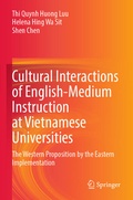 Cover: Cultural Interactions of English-Medium Instruction at Vietnamese Universities - Springer