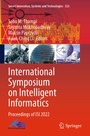 Cover: International Symposium on Intelligent Informatics - Springer