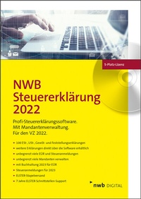 Abbildung von: NWB Steuererklärung 2022 - 5-Platz-Lizenz - NWB