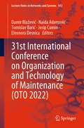 Cover: 31st International Conference on Organization and Technology of Maintenance (OTO 2022) - Springer