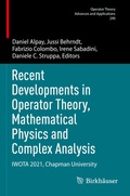 Cover: Recent Developments in Operator Theory, Mathematical Physics and Complex Analysis - Birkh&auml;user