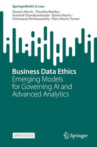 Enlarge image Cover: Business Data Ethics - Springer