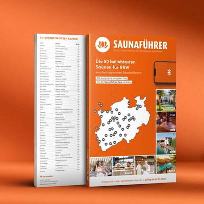 Abbildung von: Best of Saunaführer - Die 50 beliebtesten Saunen für NRW - Druck- und Verlagshaus Wiege GmbH - Verlag Edition 1.6