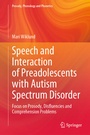 Cover: Speech and Interaction of Preadolescents with Autism Spectrum Disorder - Springer