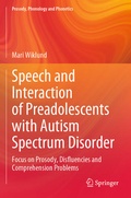 Cover: Speech and Interaction of Preadolescents with Autism Spectrum Disorder - Springer