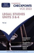 Cover: Cambridge Checkpoints VCE Legal Studies Units 3&4 2023 Digital Code - Cambridge University Press