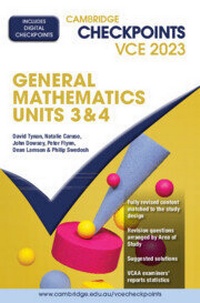 Enlarge image Cover: Cambridge Checkpoints VCE General Mathematics Units 3&4 2023 Digital Code - Cambridge University Press