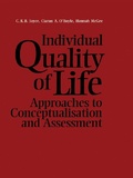 Cover: Individual Quality of Life - Psychology Press Ltd