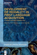 Cover: Development of Modality in First Language Acquisition - De Gruyter Mouton