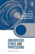 Cover: Universities, Ethics and Professions - Routledge
