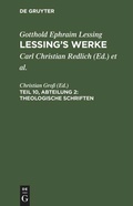 Cover: Theologische Schriften - De Gruyter