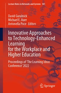 Enlarge image Cover: Innovative Approaches to Technology-Enhanced Learning for the Workplace and Higher Education - Springer