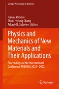 Cover: Physics and Mechanics of New Materials and Their Applications - Springer