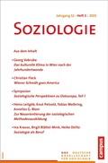 Cover: Soziologie 03/2023 - Campus Verlag Digital