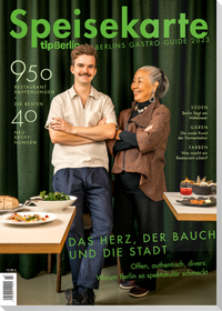 Abbildung von: tipBerlin Speisekarte 2023 - Tip Berlin Media Group