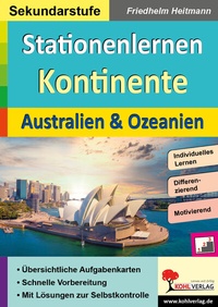 Abbildung von: Stationenlernen Kontinente / Australien und Ozeanien - KOHL VERLAG Der Verlag mit dem Baum