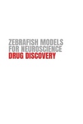 Cover: Zebrafish Models for Neuroscience Drug Discovery - Kingsley Publishers