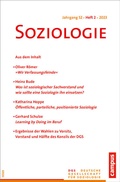 Cover: Soziologie 02/2023 - Campus