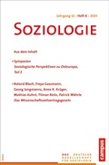 Cover: Soziologie 04/2023 - Campus Verlag Digital