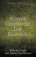 Cover: Scottish Commercial Law Essentials - Edinburgh University Press