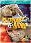 Cover: Elephant vs. Rhino - Bigfoot Books