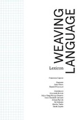 Cover: Weaving Language I: Lexicon - Essay Press