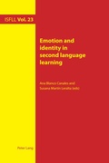 Cover: Emotion and identity in second language learning - Peter Lang Verlag