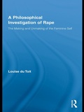 Cover: A Philosophical Investigation of Rape - Routledge