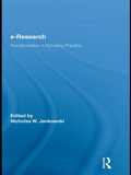 Cover: E-Research - Routledge