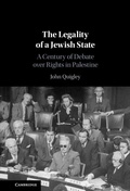 Cover: Legality of a Jewish State - Cambridge University Press
