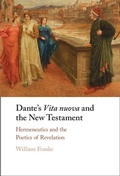 Cover: Dante's Vita Nuova and the New Testament - Cambridge University Press