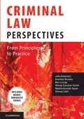 Cover: Criminal Law Perspectives - Cambridge University Press