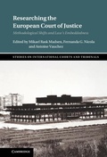 Cover: Researching the European Court of Justice - Cambridge University Press