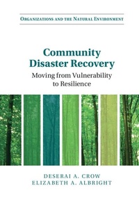 Enlarge image Cover: Community Disaster Recovery - Cambridge University Press