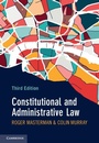 Cover: Constitutional and Administrative Law Constitutional and Administrative Law - Cambridge University Press