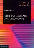 Cover: Core Tax Legislation and Study Guide 2022 Core Tax Legislation and Study Guide 2022 - Cambridge University Press