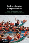 Cover: Leniency in Asian Competition Law - Cambridge University Press