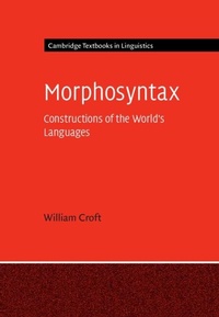 Enlarge image Cover: Morphosyntax - Cambridge University Press